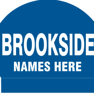 Personalized Brookside Latex Team Cap w/ Logo (Set of 2)