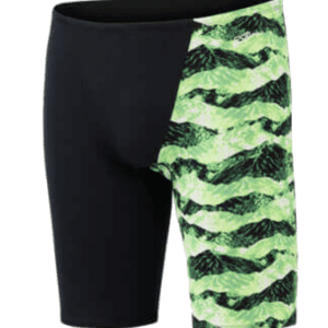 Summit Sharks_Dolfin Reliance Men's Summit Asymmetrical Jammer, Green