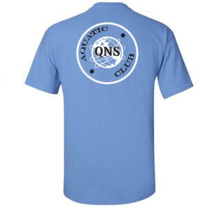 QNS Blue T Shirt w/ Back Logo