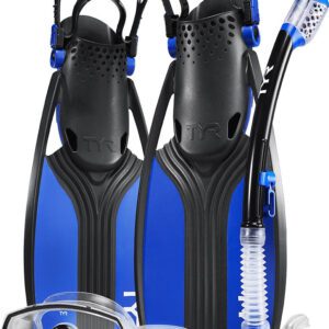 TYR Voyager Mask Snorkel Fin Set