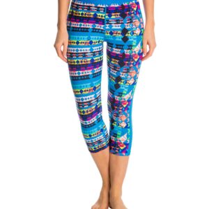 TYR Women's Boca Chica Aerial Mesh Splice Capri