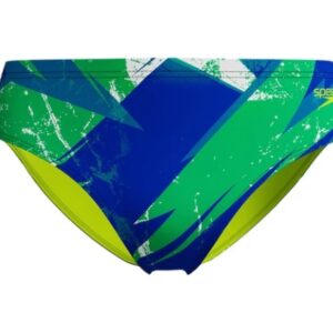 Brookside_Speedo Men's Brief Bolted,  Blue/Green
