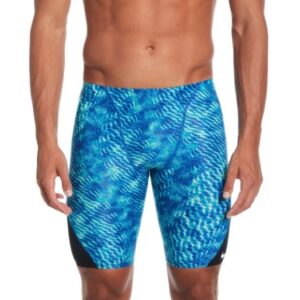 Maplewood_Nike Men's HydraStrong Pool Lanes Jammer, Blue/ Green
