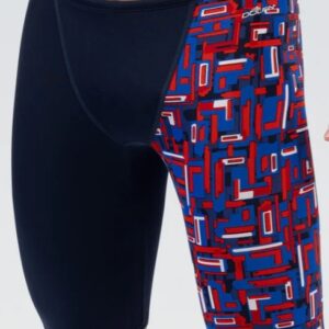 GKSC_Dolfin Reliance Men's Bionic Asymmetrical Jammer- Red/White/Blue