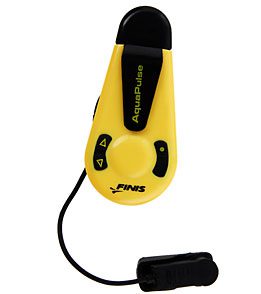 Yellow waterproof bone-conduction swim MP3 player