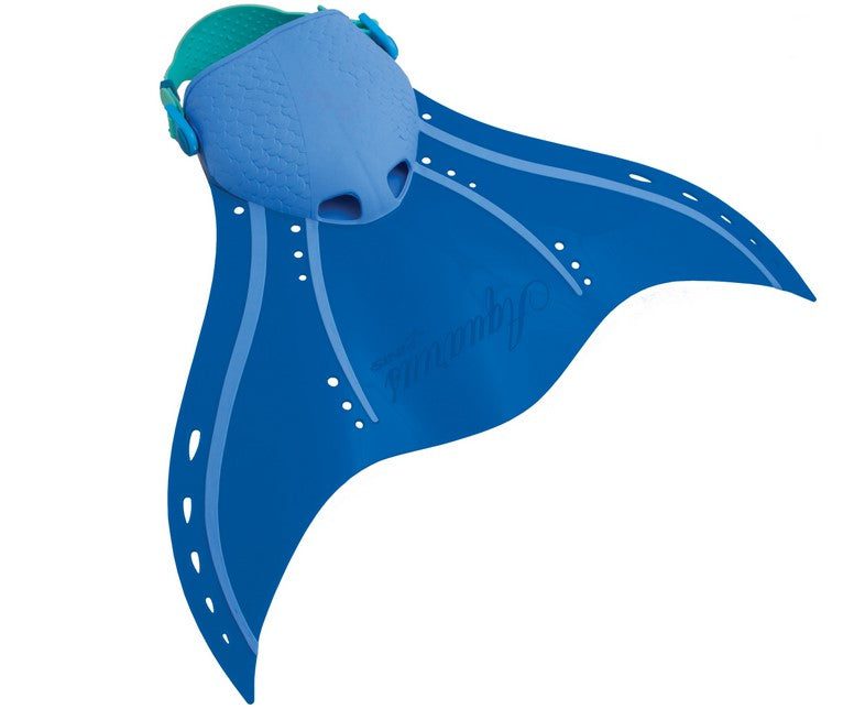 Blue mermaid monofin swim fin