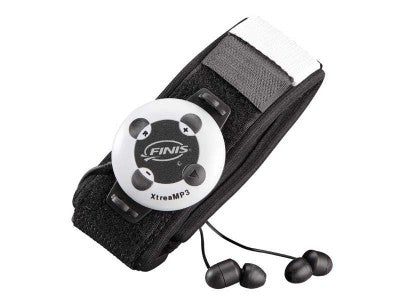 Waterproof swim MP3 player with earbuds