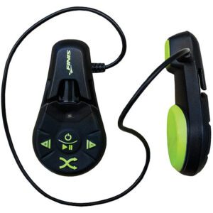 Waterproof swim MP3 player with ear clip