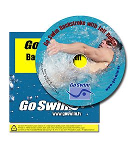 GoSwim backstroke instructional DVD and disc