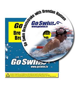 GoSwim DVD cover showing breaststroke swimmer