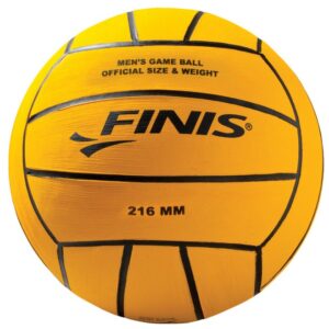 Yellow FINIS men's game ball, 216 mm