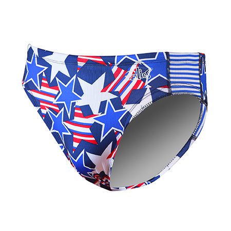 Men's American flag star swim briefs