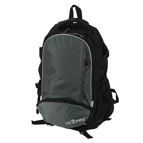 Dolfin black and gray backpack