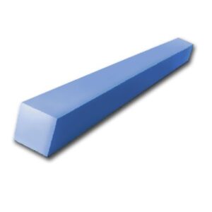 Long blue 3D rectangular prism