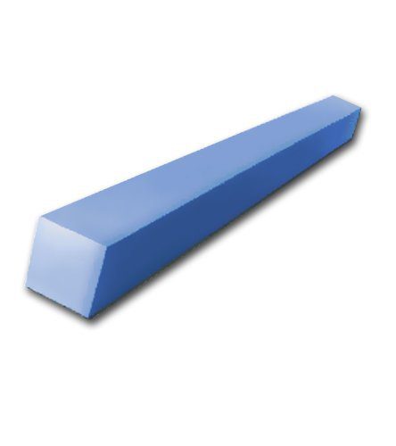Long blue 3D rectangular prism