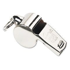 Silver whistle with keyring