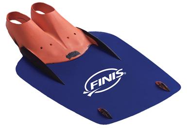 Blue FINIS swim training monofin with foot pockets