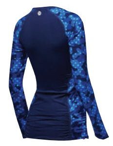 TYR Aria Long Sleeve Rashguard - Cadet