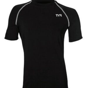 TYR Men's Short Sleeve Rashguard