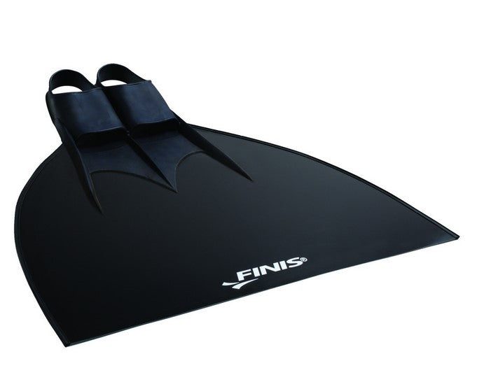 Black FINIS monofin swim fin with foot pockets