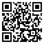 Black and white QR code image