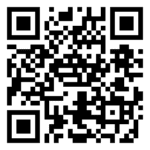 Black and white QR code