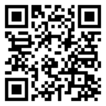 Black QR code on white background