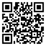 Black and white QR code image