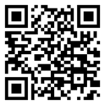 Black and white QR code