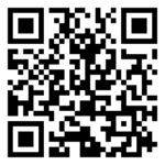 Black and white QR code for scanning