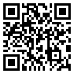 Black QR code on white background