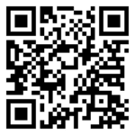 Black QR code on white background