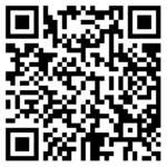 Black and white QR code
