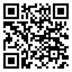 Black QR code on white background