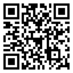 Black and white QR code image