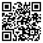 Black QR code on white background