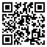 Black and white QR code on white background