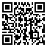 Black and white QR code