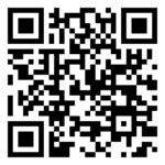 Black and white QR code
