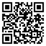 Black and white QR code